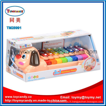 Bébé Musical Instrument de bande dessinée Animal Animal Rainbow Piano Toy